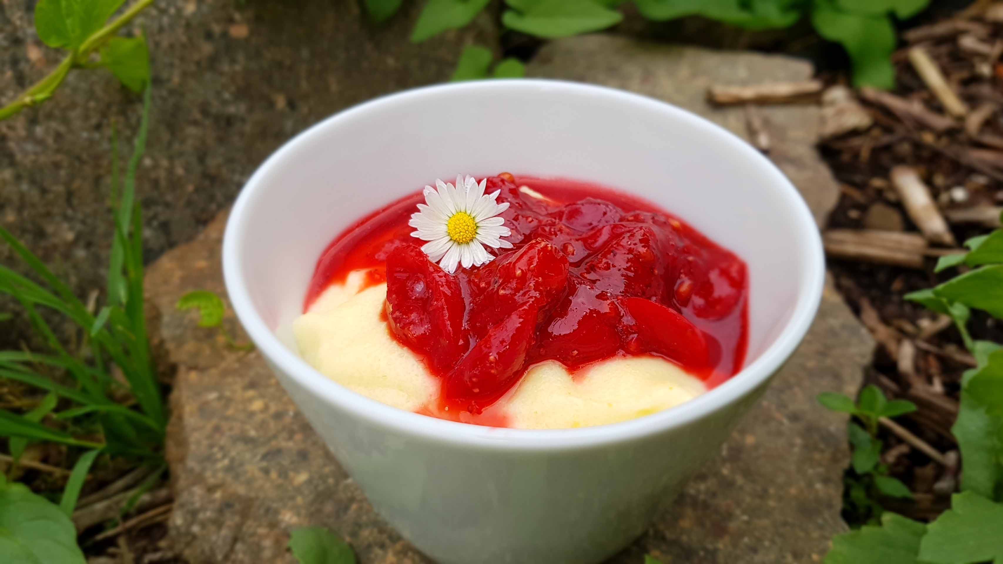 leichte Sommerküche: Gries-Dessert mit Fruchtragout – Leben und ...